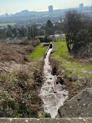 View of the steel works